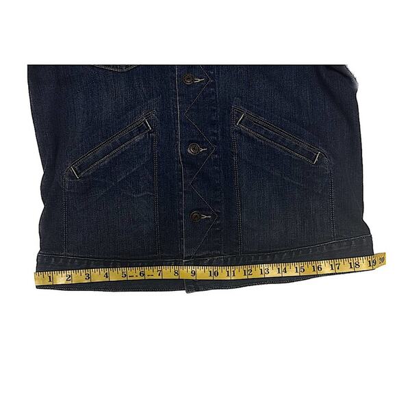 EARL JEAN Denim Jacket Womens Size Small Blue - Picture 10 of 10